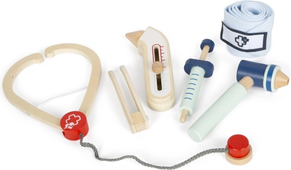 Dřevěná lékařská sada Small Foot, 6dílná