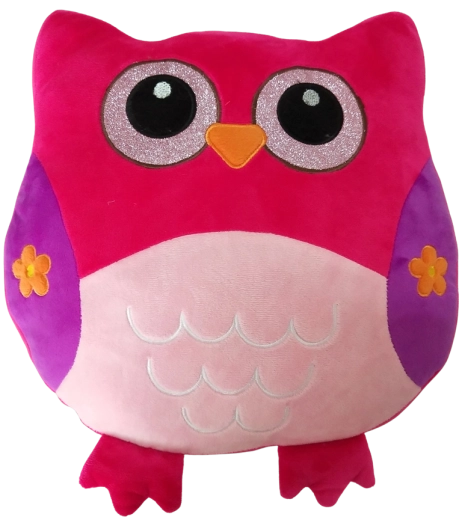 Polštář ve tvaru sovy 35 cm