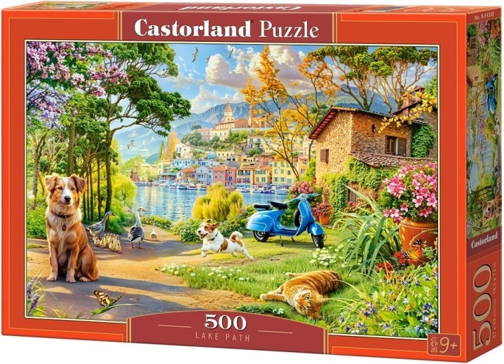 Castorland puzzle stezka podél jezera 500 dílků