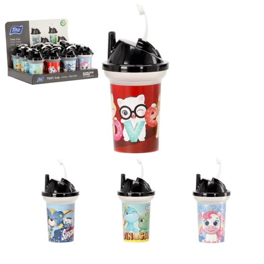 Dětský hrneček s brčkem 300 ml