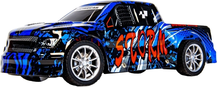 Závodní RC auto na dálkové ovládání modré - 1 kus