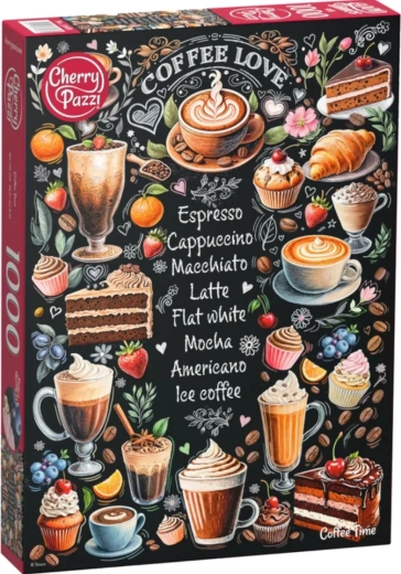 Cherry Pazzi Puzzle čas na kávu 1000 dílků