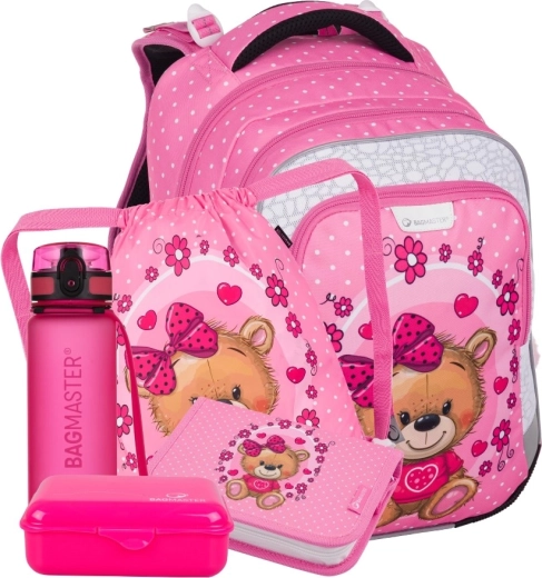 Bagmaster lumi 24 h velký školní set pro prvňáčky medvídek