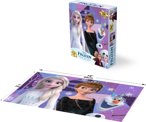 3D puzzle Disney Ledové království – Elsa a Anna, 200 dílků