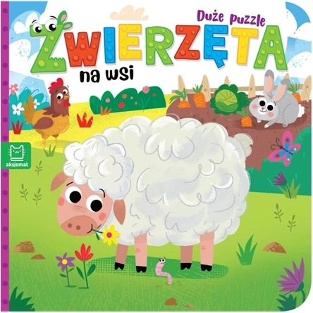 Zwierzęta na farmě – velké puzzle a knížka