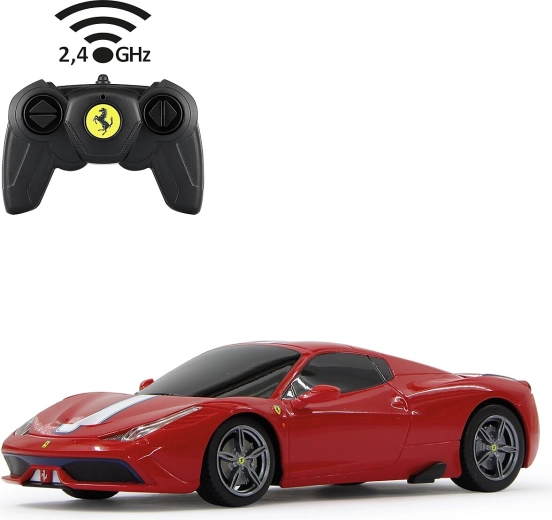 Jamara Ferrari 458 speciale a RC auto 1:24 červené 2,4 GHz