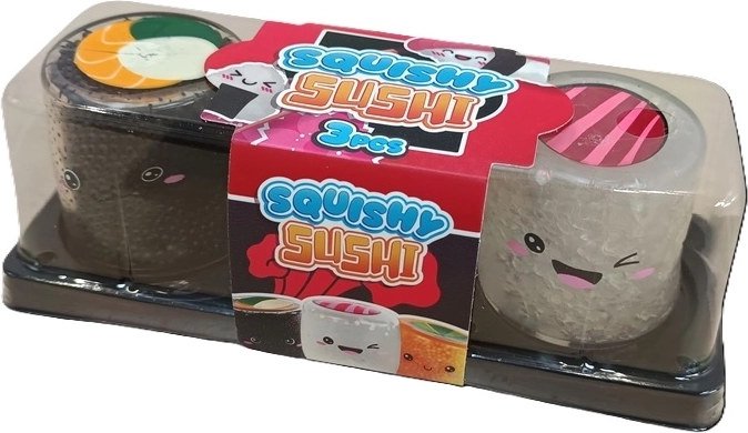 Antistresová mačkací hračka sushi - 1 kus