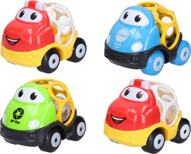 Chrastící auto 9 cm