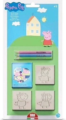 Sada razítek PEPPA PIG – 3 ks
