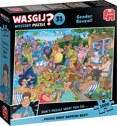 Jumbo Wasgij Mystery 31: odhalení pohlaví miminka – puzzle 1000 dílků