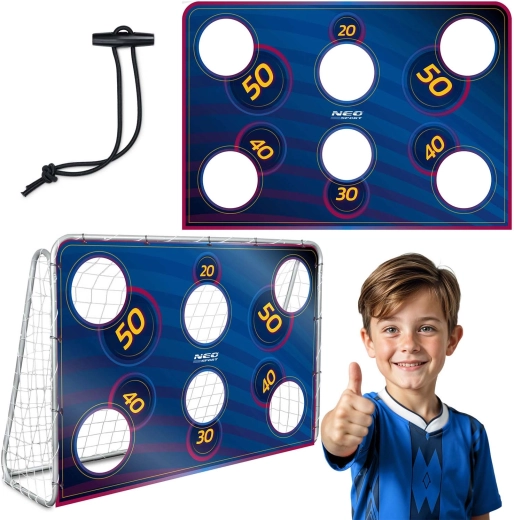 Neo-Sport terčová plachta na fotbalovou branku 215 × 150 cm