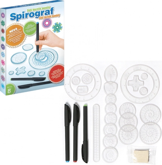 Spirograf deluxe sada pro kreativní kreslení