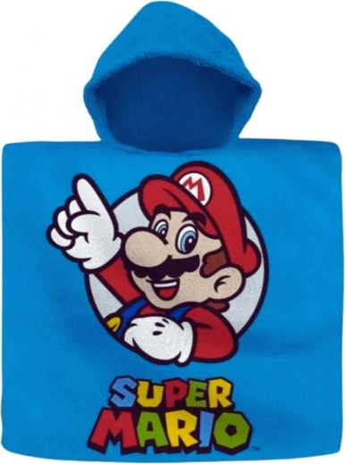 Pončo osuška s kapucí Super Mario (Euroswan) - 1 kus