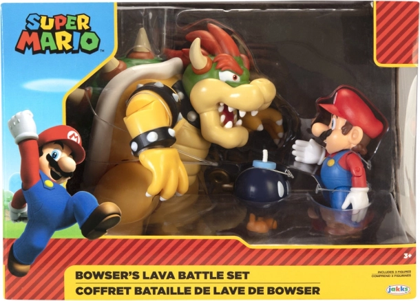 Nintendo Super Mario figurky Bowser vs. Mario