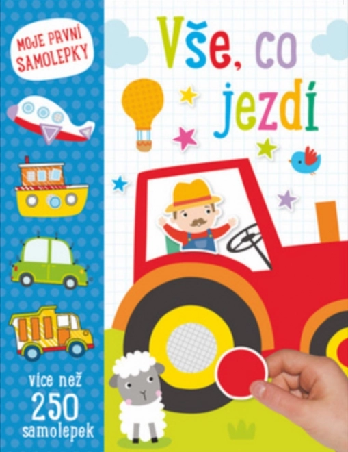 Moje první samolepky: Vše, co jezdí – Svojtka & Co.