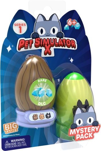 Vajíčka s figurkami PET SIMULATOR – sada 2 ks (8 cm)