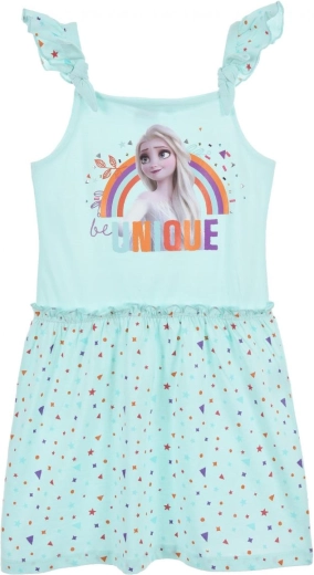 Dívčí šaty Disney Frozen – Tyrkysová 369454-3