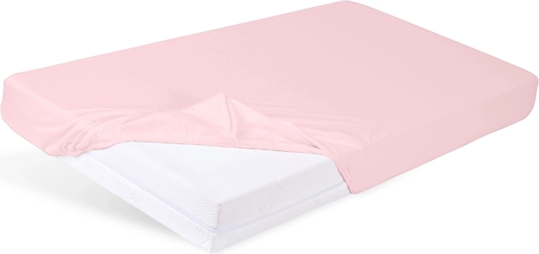 BabyMatex napínací jersey prostěradlo do postýlky 60 × 120 cm starorůžové