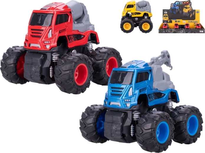 Kovové nákladní auto 9 cm na setrvačník