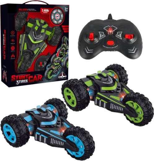 Sparkys obojživelné RC kaskadérské auto 4WD s 360° rotací a LED (2,4 GHz)