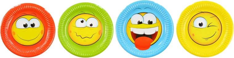 Papírové talíře Minki 18 cm, 8 ks