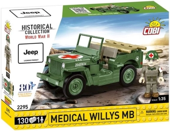 Stavebnice COBI medical Willys MB (1:35) – 130 dílků