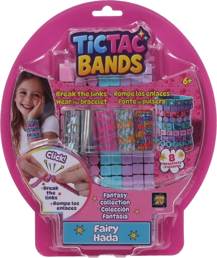 TICTAC BANDS sada na výrobu náramků s motivem víly - 8 ks