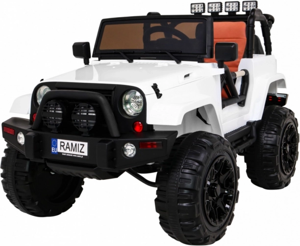 Dětské elektrické autíčko All Terrain Jeep Bílý