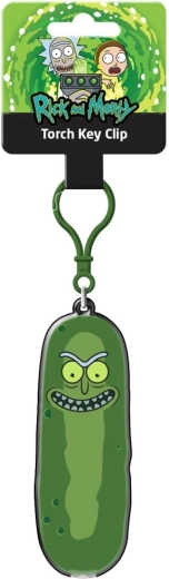 Klíčenka se svítilnou Rick a Morty Pickle Rick
