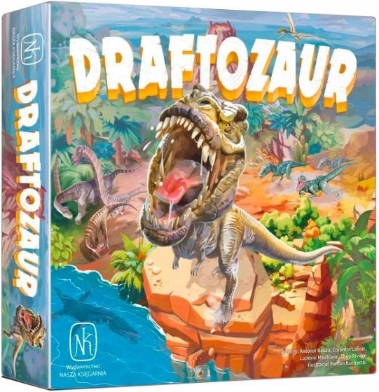 Draftozaur – rodinná strategická hra s dřevěnými dinosaury