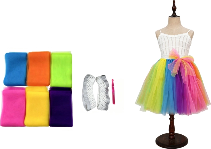 ARTO DIY duhová sukýnka