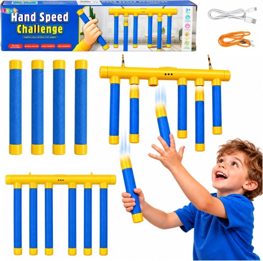 Zručnostní hra padající tyčky Hand Speed Challenge