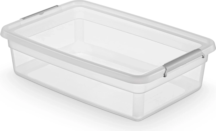Basestore úložný box s víkem a klipsy 29 l (58 × 39 × 16 cm)