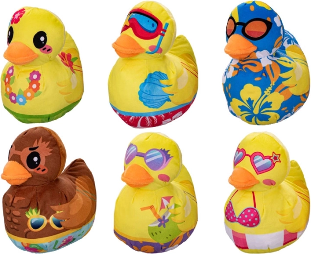 Plyšová kačenka 19 cm – prázdninová edice pro miminka