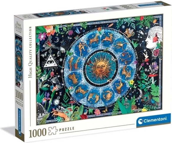 Puzzle Clementoni astrologická mapa 1000 dílků HQ
