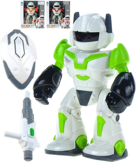 Adar Robot dominator bojový robot se zbraní a štítem 24 cm se světlem a zvukem - 1 kus