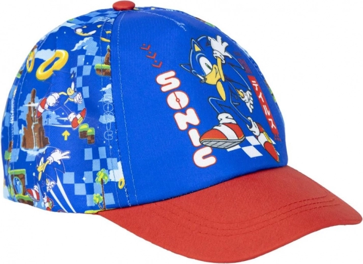 Kšiltovka Sonic (červeno-modrá), Cerda - 1 kus – Velikost: 55