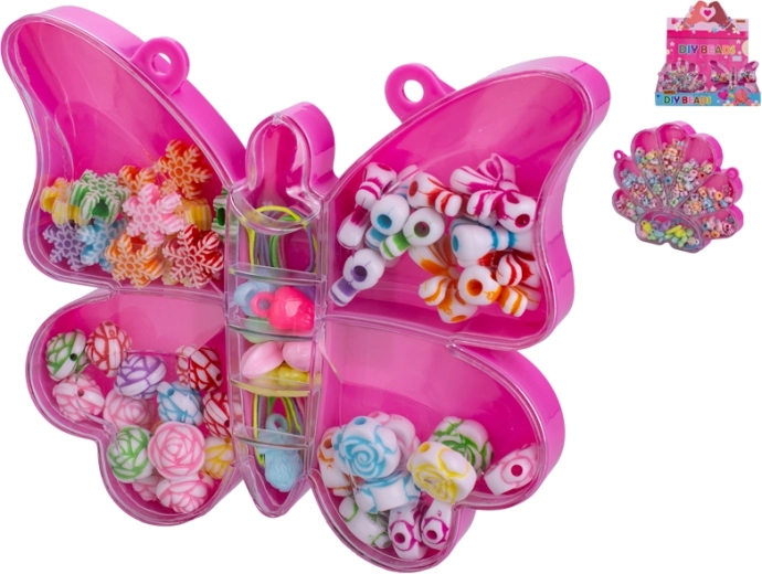 Navlékací korálky v boxu pro děti 3+