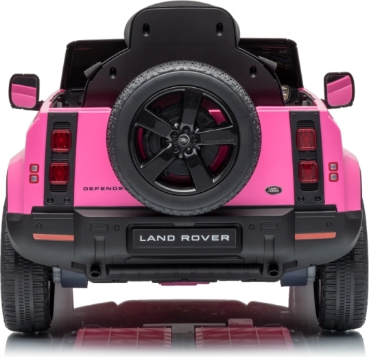 Dětské elektrické autíčko Land Rover Defender růžové