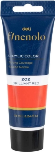 Akrylová barva 75 ml červená