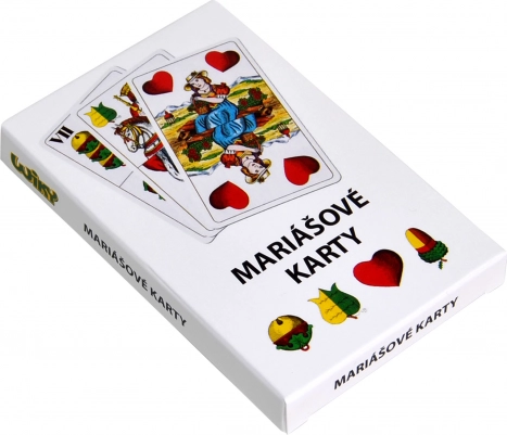 Karta Mariáš v papírové krabičce