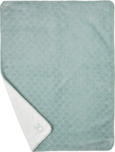 Nattou oboustranná deka Lapidou coppergreen/white 75 × 100 cm