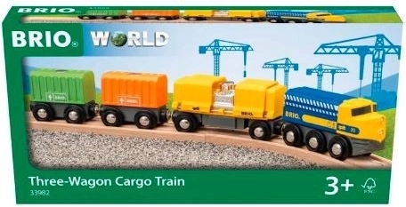Brio nákladní vlak se třemi vagóny