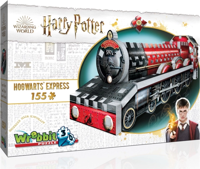 3D puzzle WREBBIT Harry Potter Bradavický expres 155 dílků