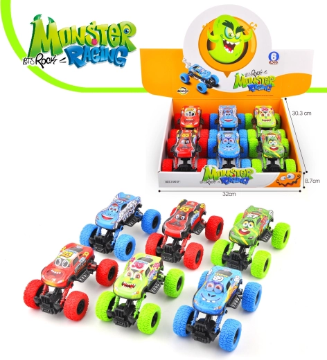 Auto jeep s natahovacím pohonem – monster truck