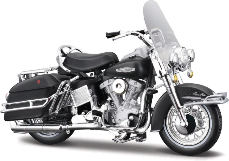 Maisto Harley-Davidson 1966 FLH Electra Glide matně černá 1:18