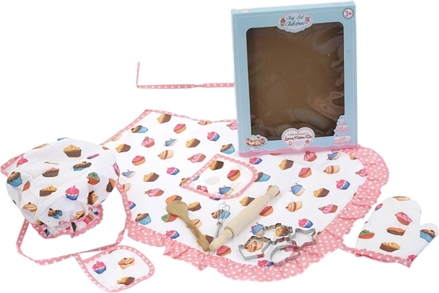 Dětský kuchařský set s zástěrou a doplňky