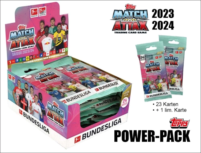 Topps Match Attax Bundesliga 2023/2024 power pack (fat pack) - 1 kus