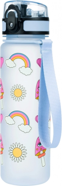 Tritanová láhev na pití Duha červená 500 ml