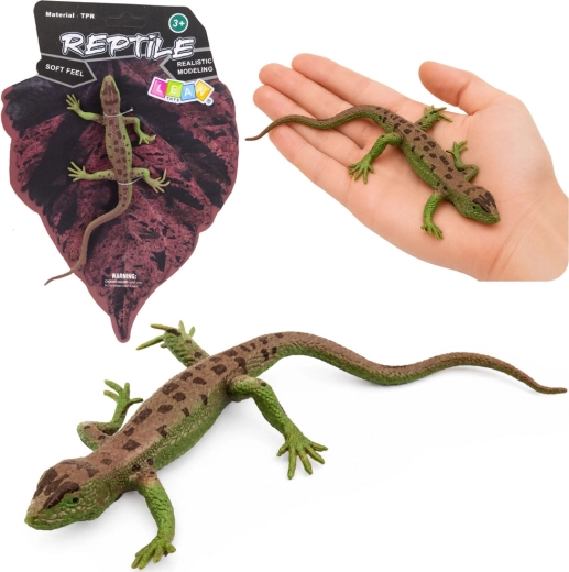 Gumová realistická figurka ještěrky obecné 15 cm